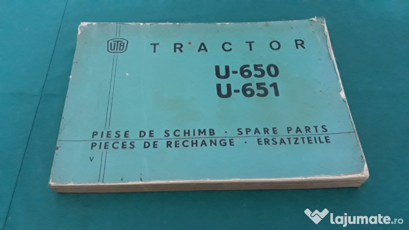 film carbon Schedule catalog piese schimb tractor UTB U833 DT | adroa-books