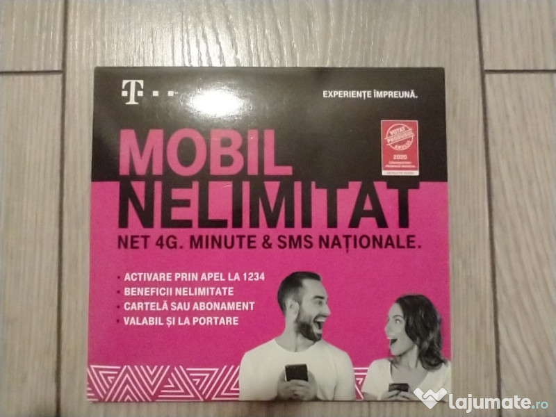 Cartela Sim Cu Nr Si 5euro Telekom 25 Lei Lajumate Ro