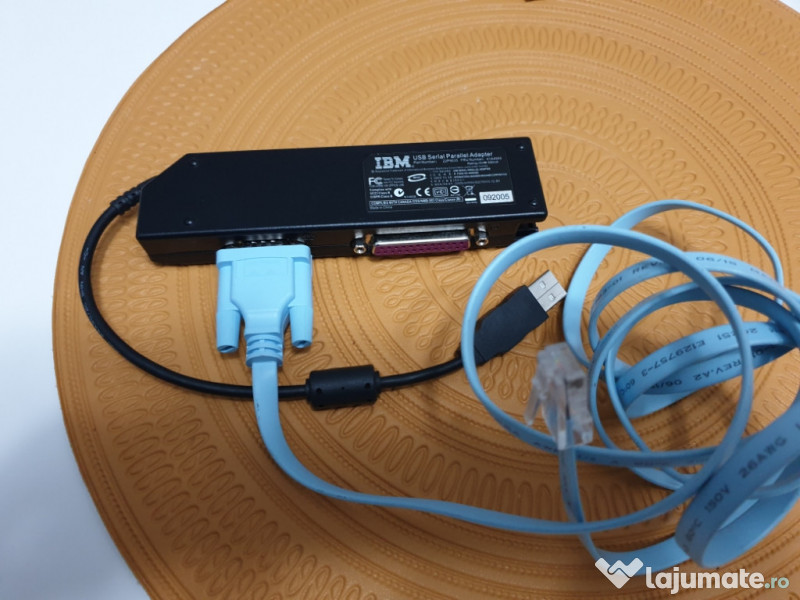 IBM USB serial parallel adapter 22P9035, 170 lei Lajumate.ro