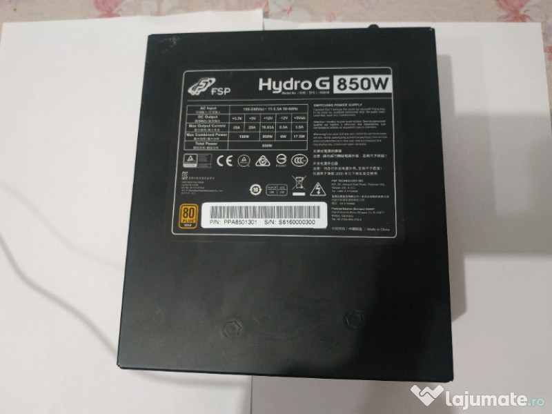 Sursa modulara hydro g 850 defecta, 70 lei Lajumate.ro