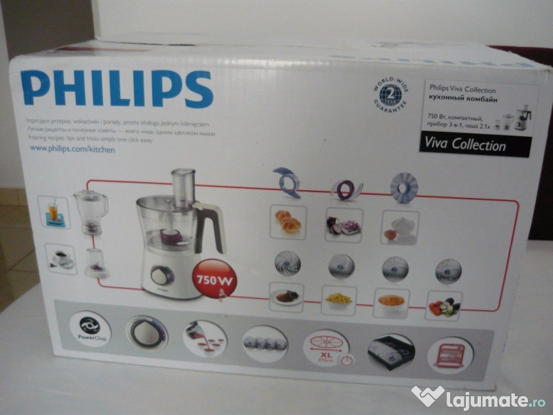 قيلولة استخراج قديم  Robot de bucătărie Philips Viva Collection,nou la cutie, 450 lei -  Lajumate.ro
