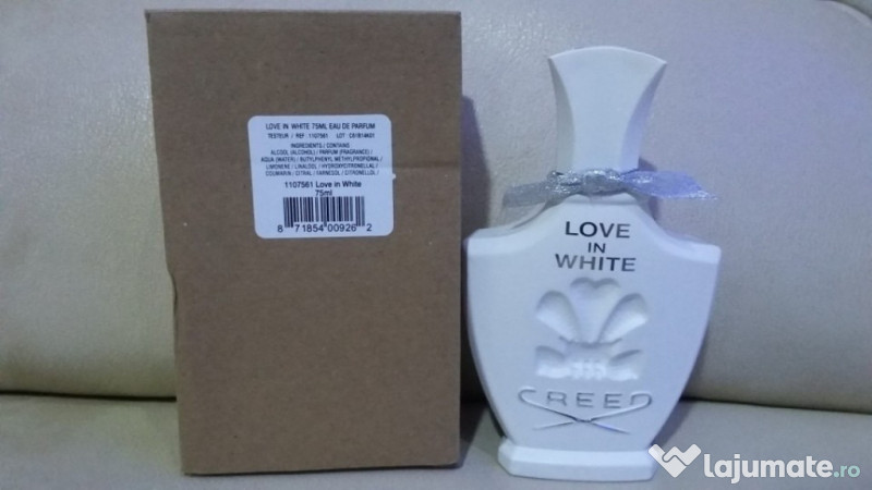 creed love in white tester