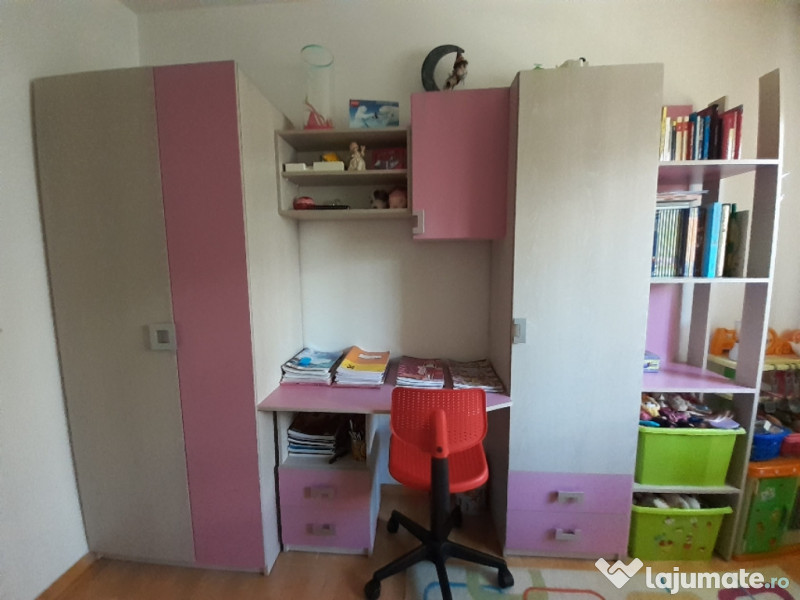 Mobila Cu Birou Camera Fete Marca Casa Rusu 750 Lei Lajumate Ro