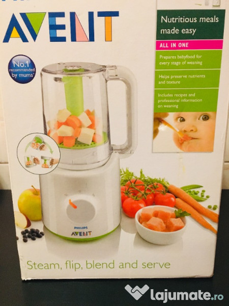 Aparat De Gatit Cu Abur Blender Bebe Steamer 150 Lei Lajumate Ro
