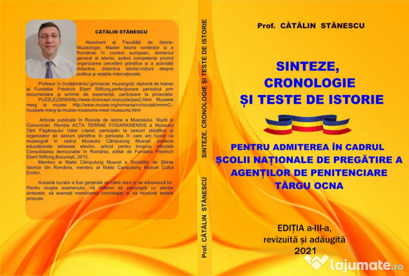 exciting Fulfill Partially Sinteze de Istorie, teste de istorie pentru Penitenciar Târgu Ocna |  adroa-books