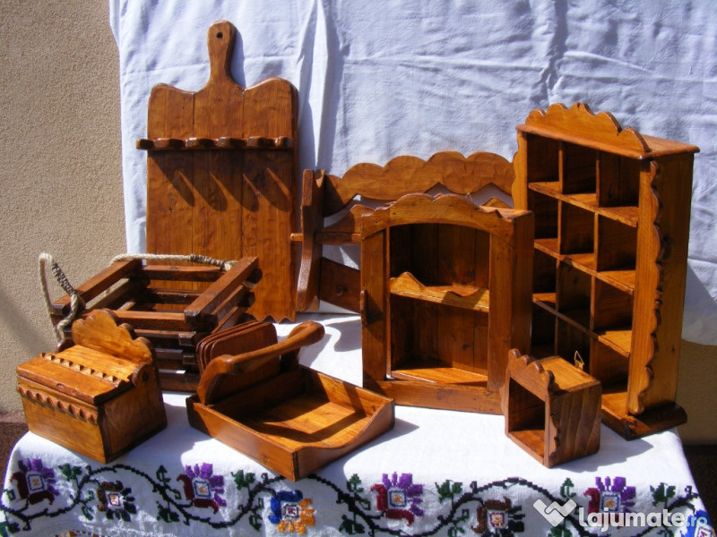 Obiecte din lemn rustice(decoratiuni casa si gradina), 15 lei - Lajumate.ro