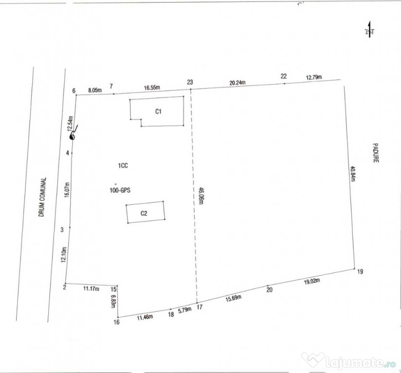 Teren 2640 + 800 mp, intravilan, Dealul Negru, Arges