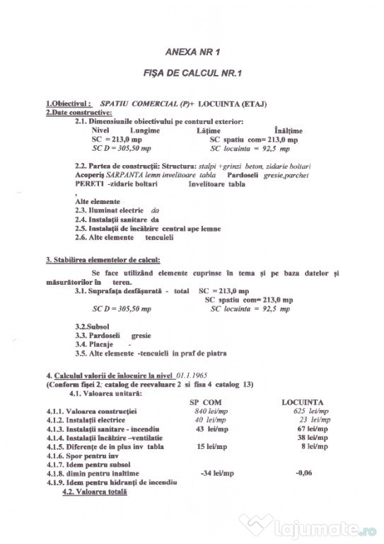 Spatiu comercial + locuinta