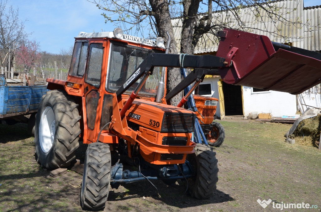 Tractor fiat 530 4x4 cu incarcator frontal