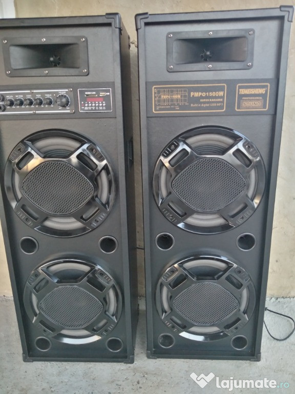 Boxe Temeisheng profesional sound pmpo 1500w