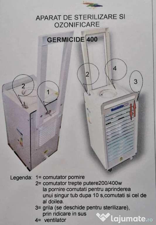 LĂMPI GERMICIDE 400