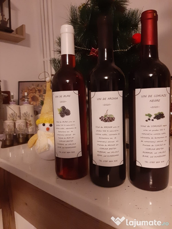 Vin coacaze, mure, aronia