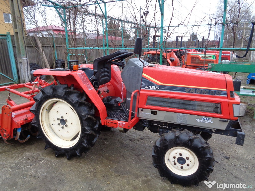 Tractor japonez yanmar F195