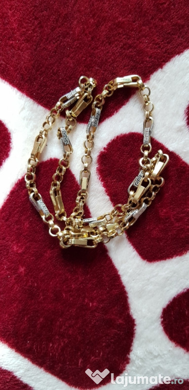Lant aur 14k model versace arata foarte bine ca nou!!