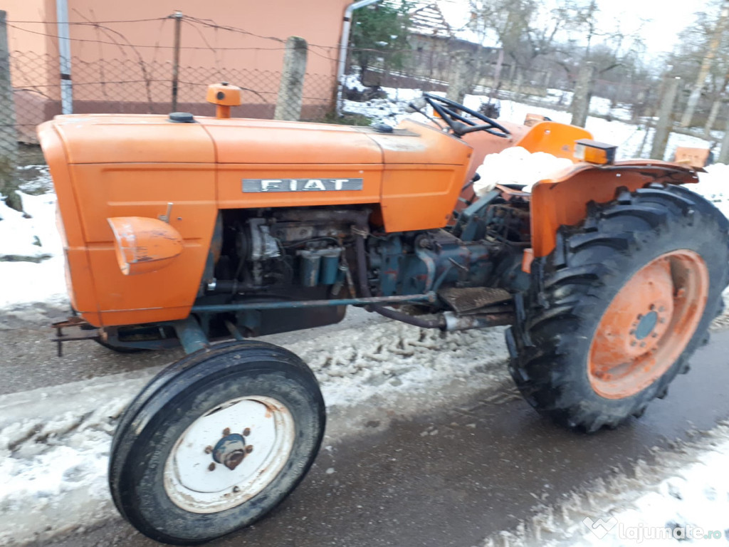 Tractort Fiat 415 / presa / coasa Fahr / plug / disc