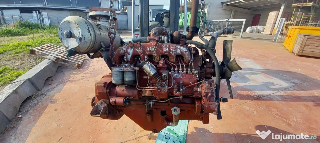 Motor tractor fiat motopompă