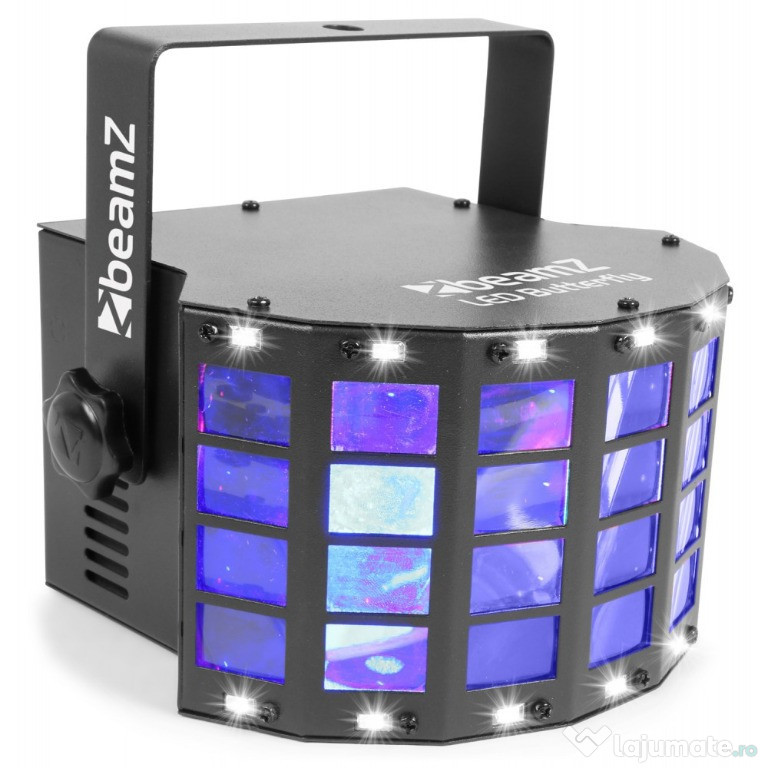 Proiector lumini/Butterfly LED cu stroboscop BeamZ