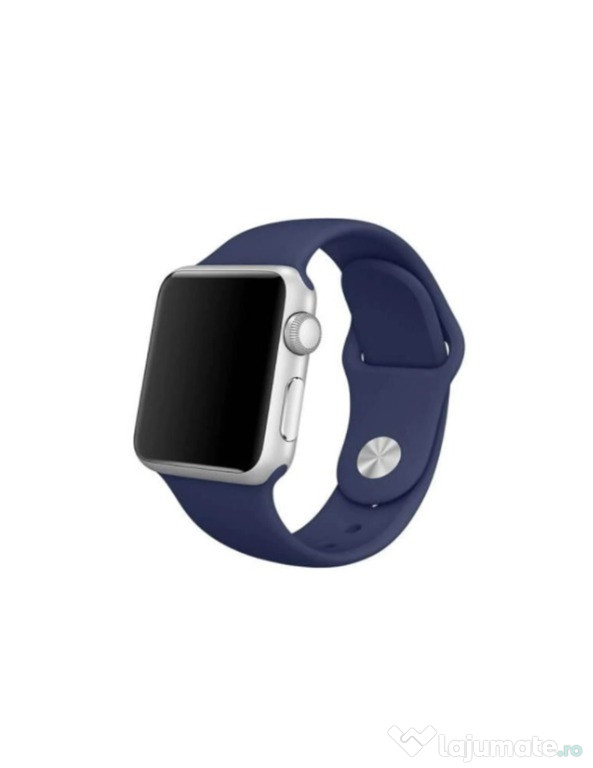 Curea Bratara Silicon Apple Watch 38-40 Dark Blue