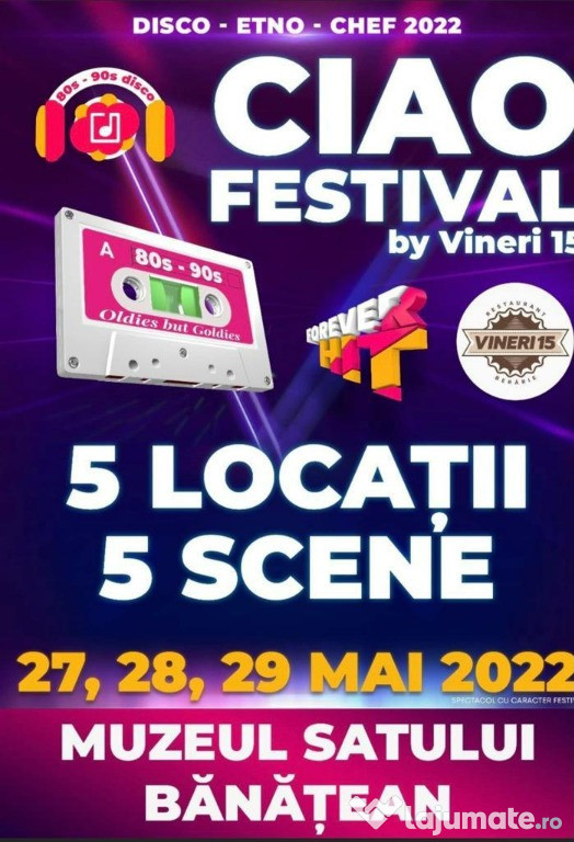 Doua abonamente Ciao Festival Tmimisoara