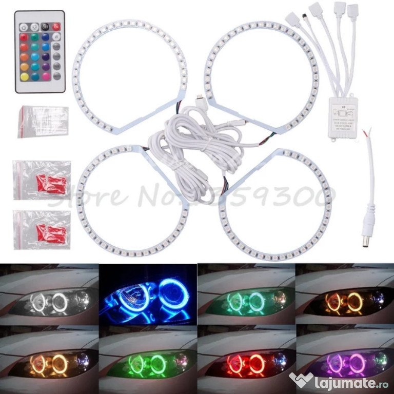 Kit RGB Angel Eyes 131mm X 4