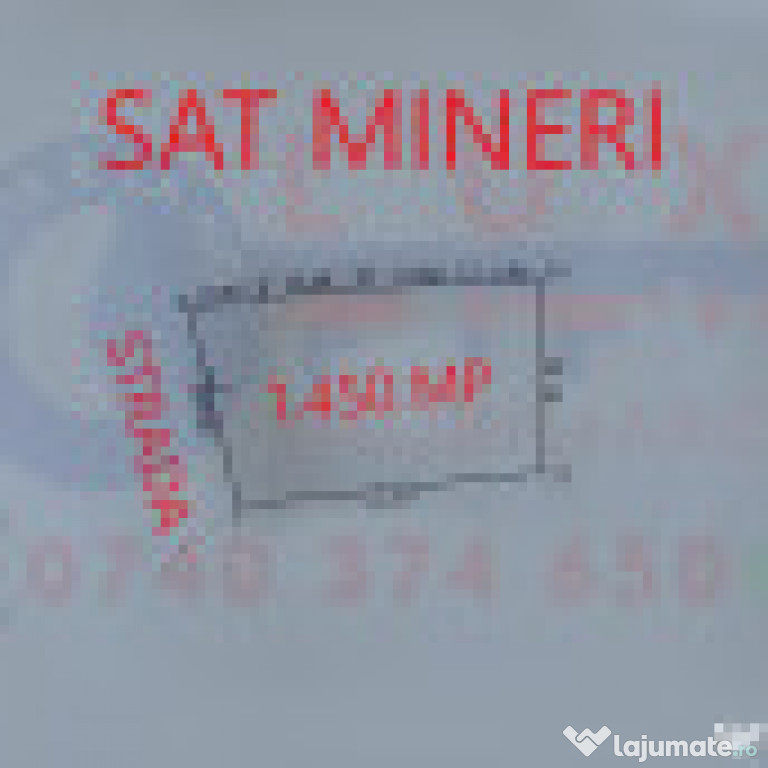 ID 7594 Teren INTRAVILAN - Sat MINERI