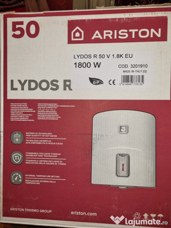 Boiler electric ariston lydos r 50l