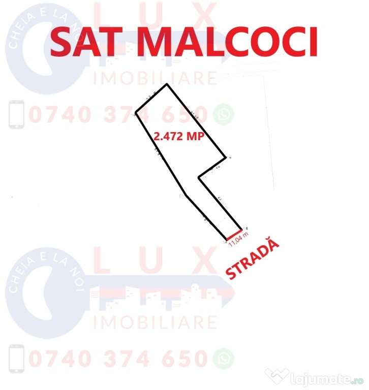 ID 7661 Teren INTRAVILAN - Sat MALCOCI