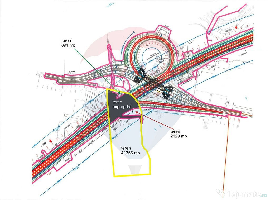 Terenuri Investitie 43485 mp Ungheni-Mures / Autostrada