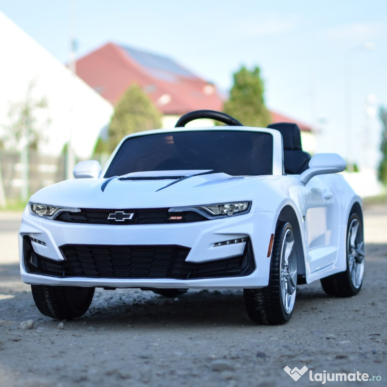 Masinuta electrica, Chevrolet Camaros cu roti moi, scaun tapitat