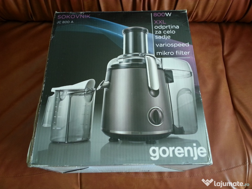 Storcator de fructe si legume Gorenje 800 W