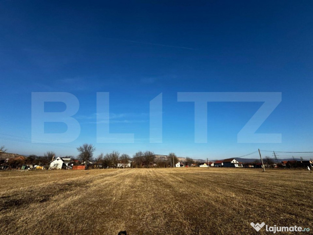 Teren intravilan 1020 mp, la doar 15 min de Alba Iulia, zona