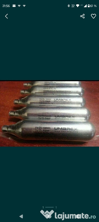 Airsoft Capsule co2 12gr. UMAREX putere pana la 4J.