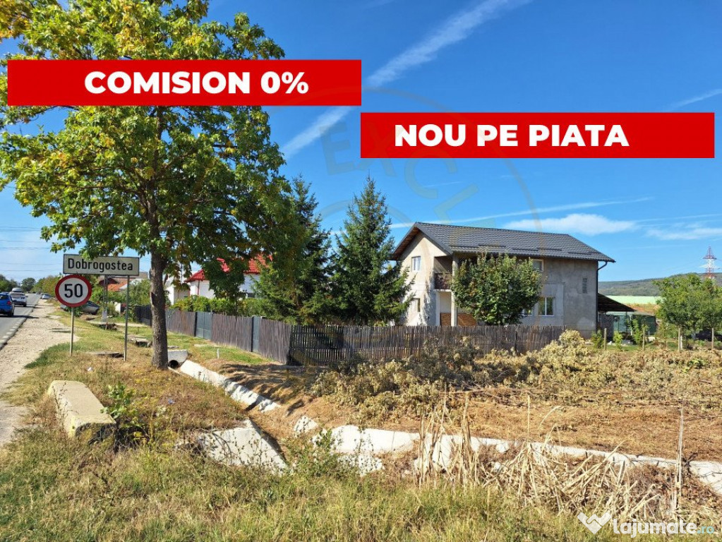 0% Comision-Teren intravilan 1338 mp Bascov-Dobrogostea desc