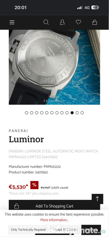 Schimb ceas Panerai Luminor