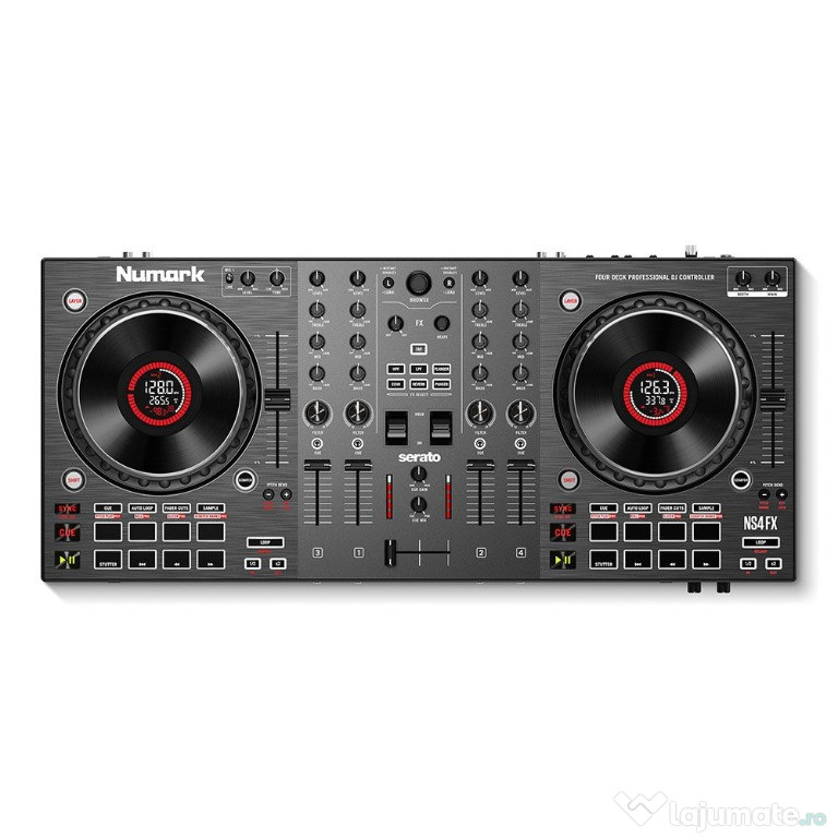 Controler DJ Numark NS4FX cu 4 canale