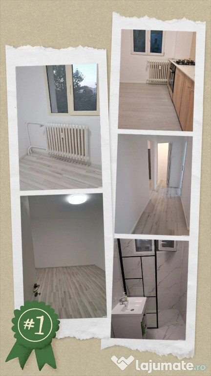 Închiriez apartament 3 camere cu parcare strada Covasna/Comision 0%