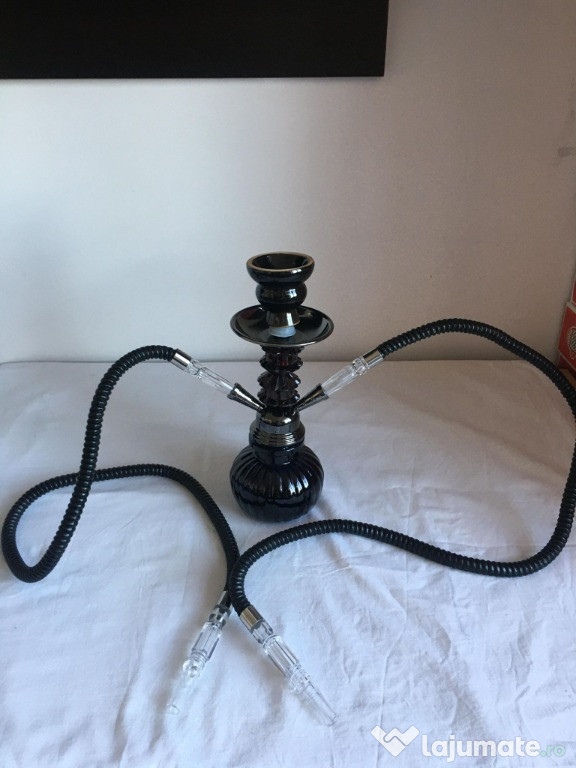 Narghilea / shisha nouă 2 furtune 30 cm. SIGILAT!