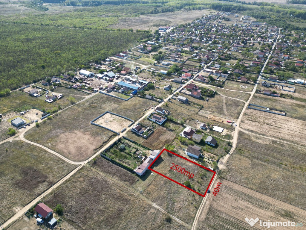 Oportunitate unică! Teren intravilan 2500mp în Malu Mare, Dolj-2500mp