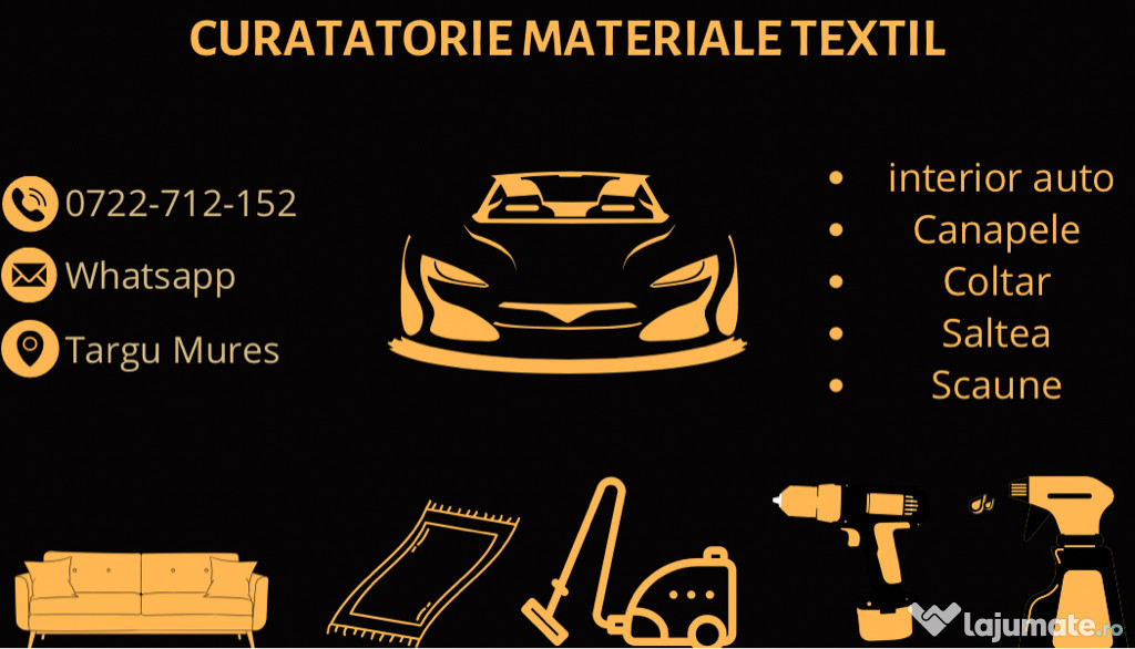 Igienizare detailing curatare spalare textile