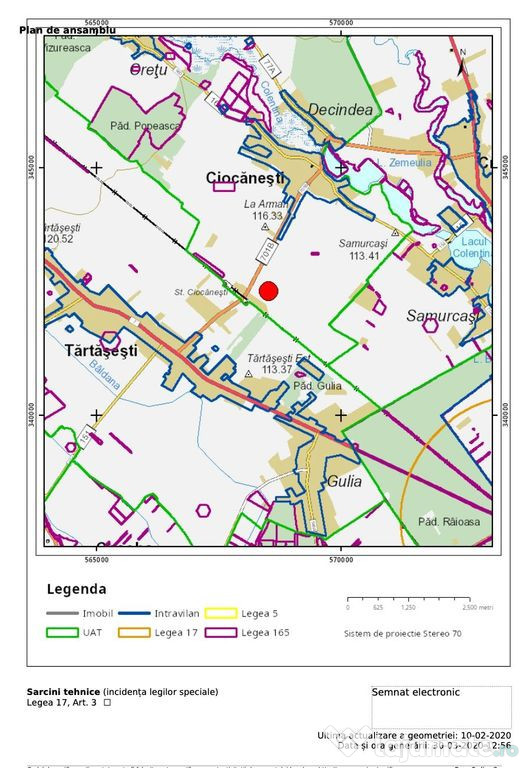 Teren 25 ha de vanzare | Ciocanesti | Dambovita | Crevedia