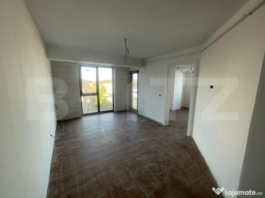 Apartament de 2 camere, 47 mp, Bloc Nou