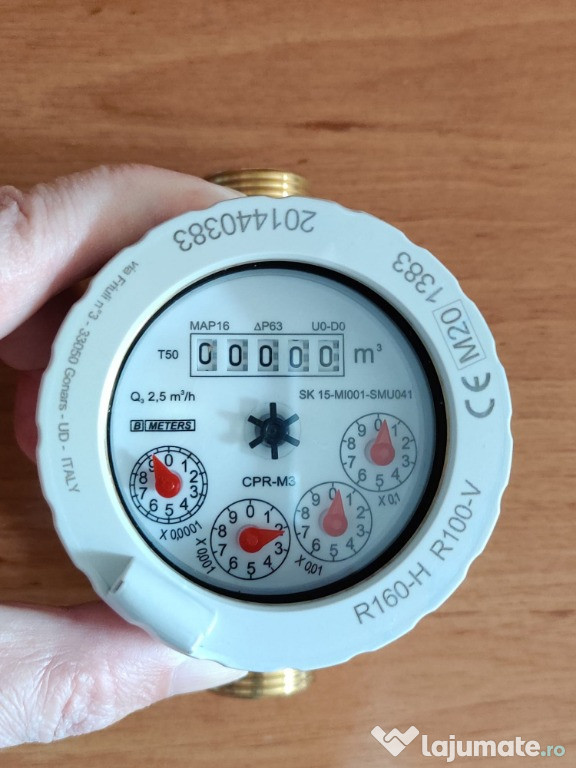 Vând urgent contor de apă rece B Meters (Italia), clasa metrologică C