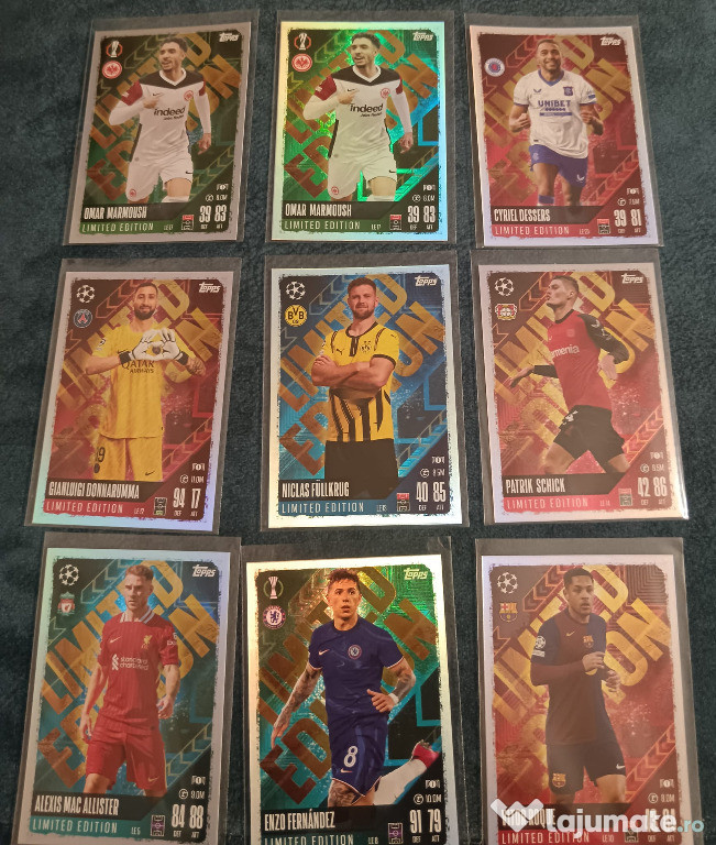 Match Attax 2024/2025 Topps Ucl 24/25 cartonase