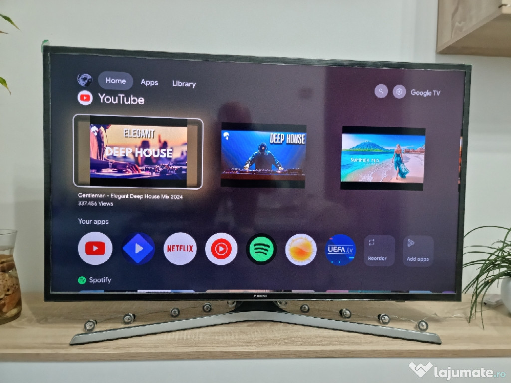 Samsung Smart TV 101 cm 4k Ultra HD ca NOU. Android TV