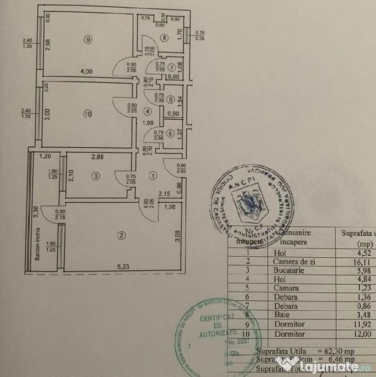 NORD - 3cam, cf1,dec, 3/10, T, intab - 65000 euro