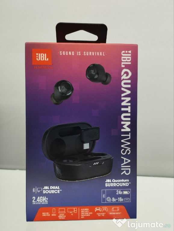 Vând căști JBL QUANTUM TWS AIR