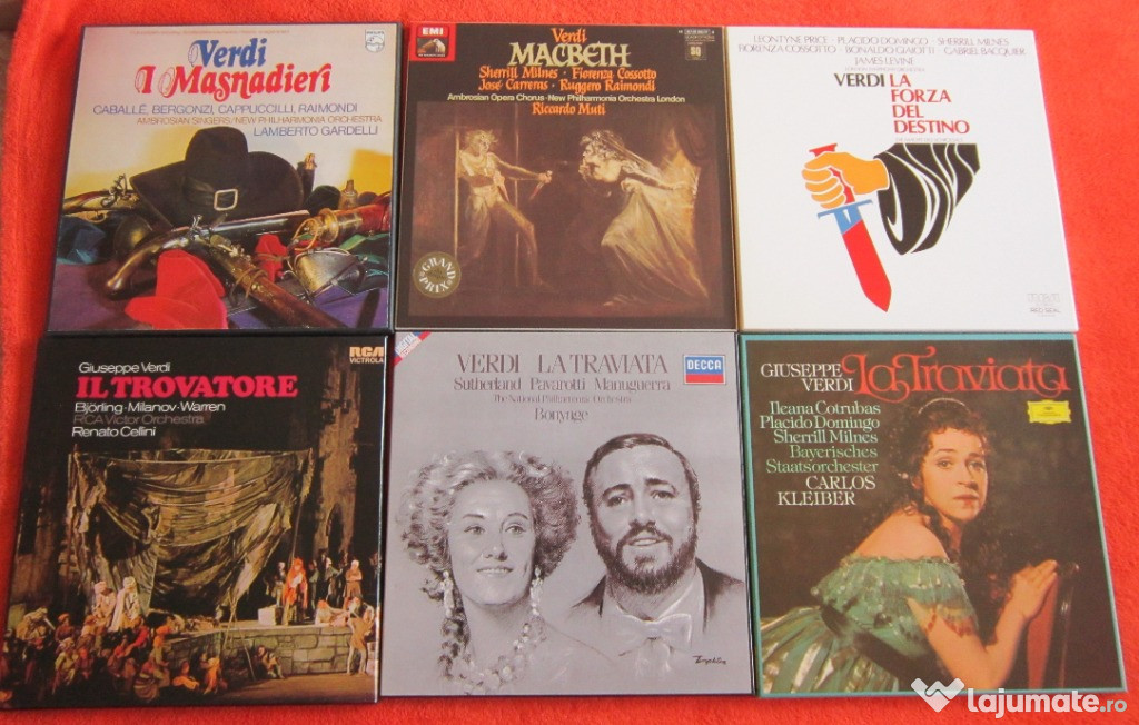 Cadou rar Montserrat Caballe,Zinka Milanov,Pavarotti,Carreras,Domingo