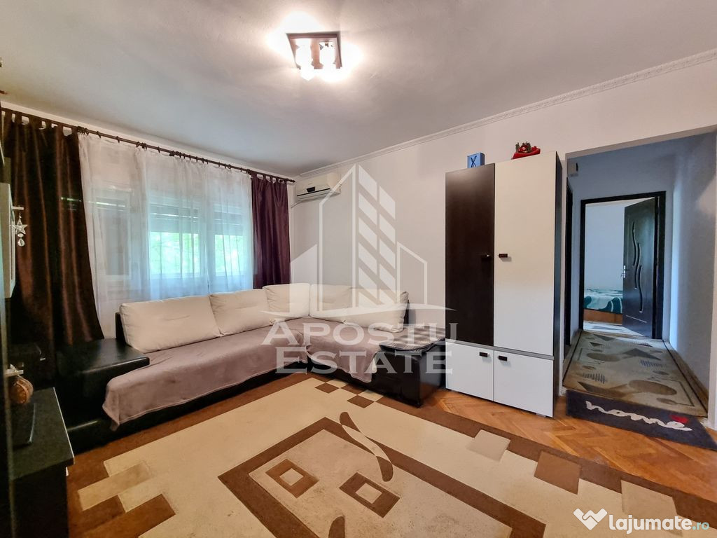 Apartament 3 camere, etaj intermediar, centrala proprie, ...