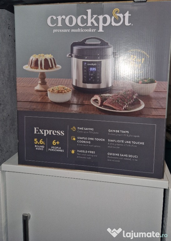 Oală sub presiune electrică multifuncțională Express Crock-Pot