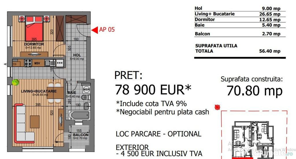 2camdec/studio, 10min metrou Ap. Patriei